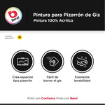 Pintura para Pizarrón, color negro